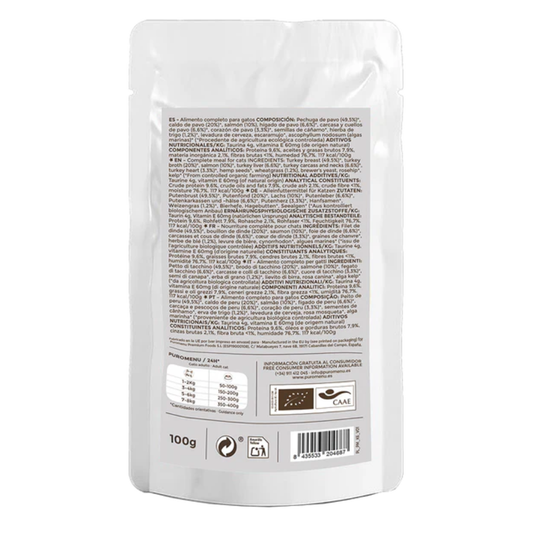 PuroMenu - Michi Mimos BIO (Pavo y Salmón) 100g