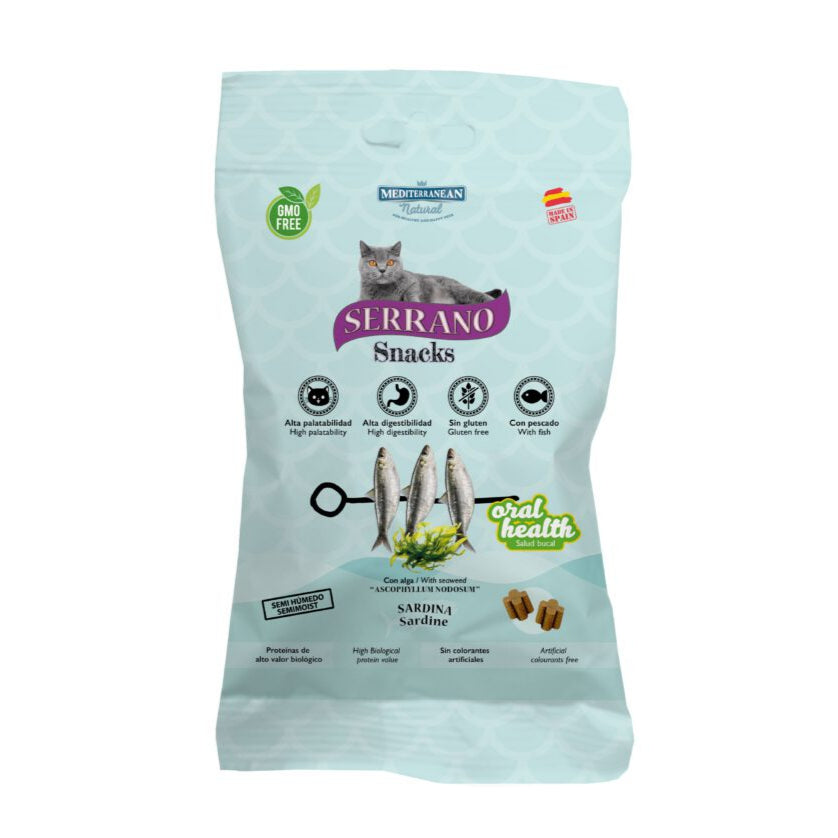 Snacks pour chats MN Serrano - Santé bucco-dentaire à la sardine