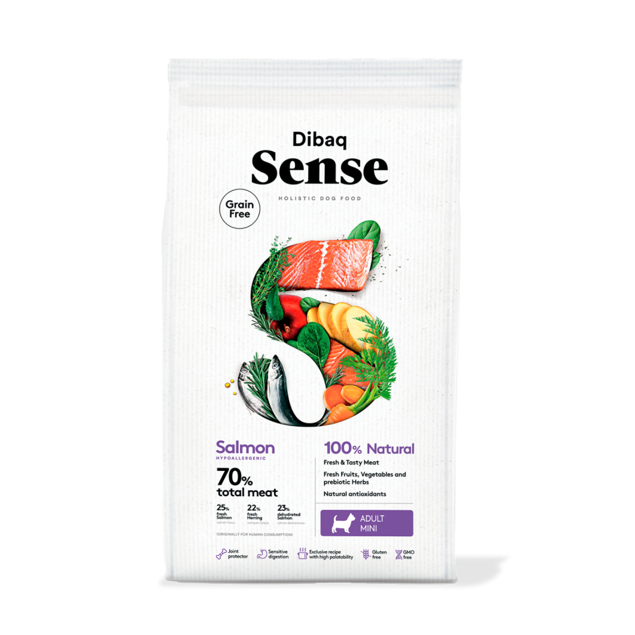 Dibaq Sense - Grain Free Salmón Mini