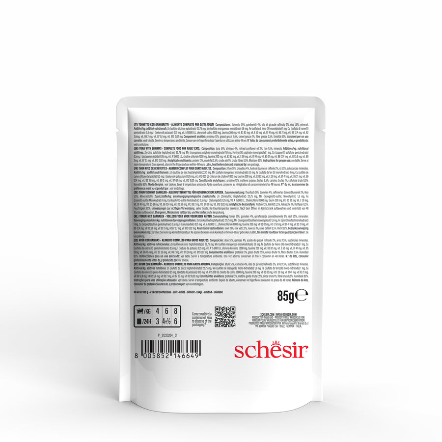 Schesir - Thon aux crevettes en gelée 85 g