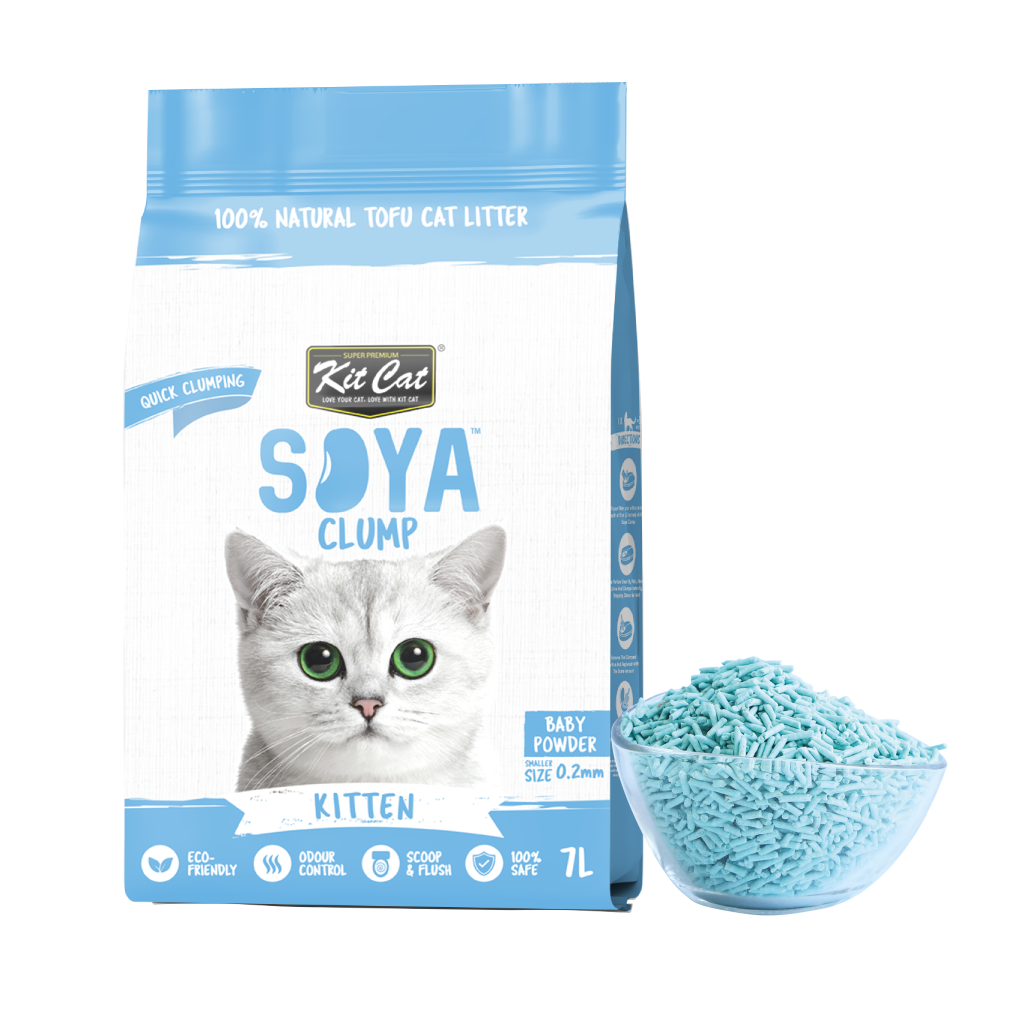 Kit Cat SoyaClump Arena de Soja BIO - Kitten 7L