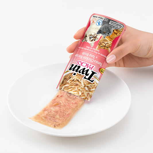 Inaba - Twin Packs de poulet et de thon en bouillon