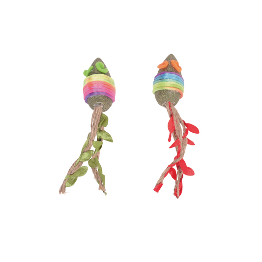 M-PETS - Jouet souris Charmy à l'herbe à chat