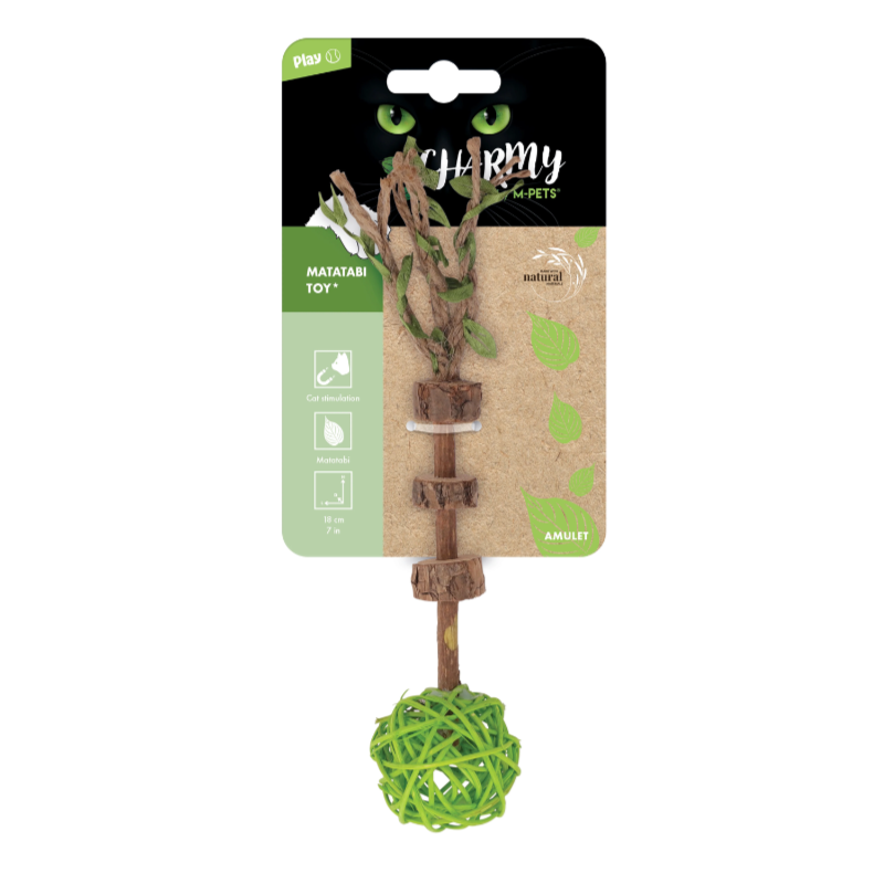 M-PETS - Amulette Charmy à l'herbe à chat