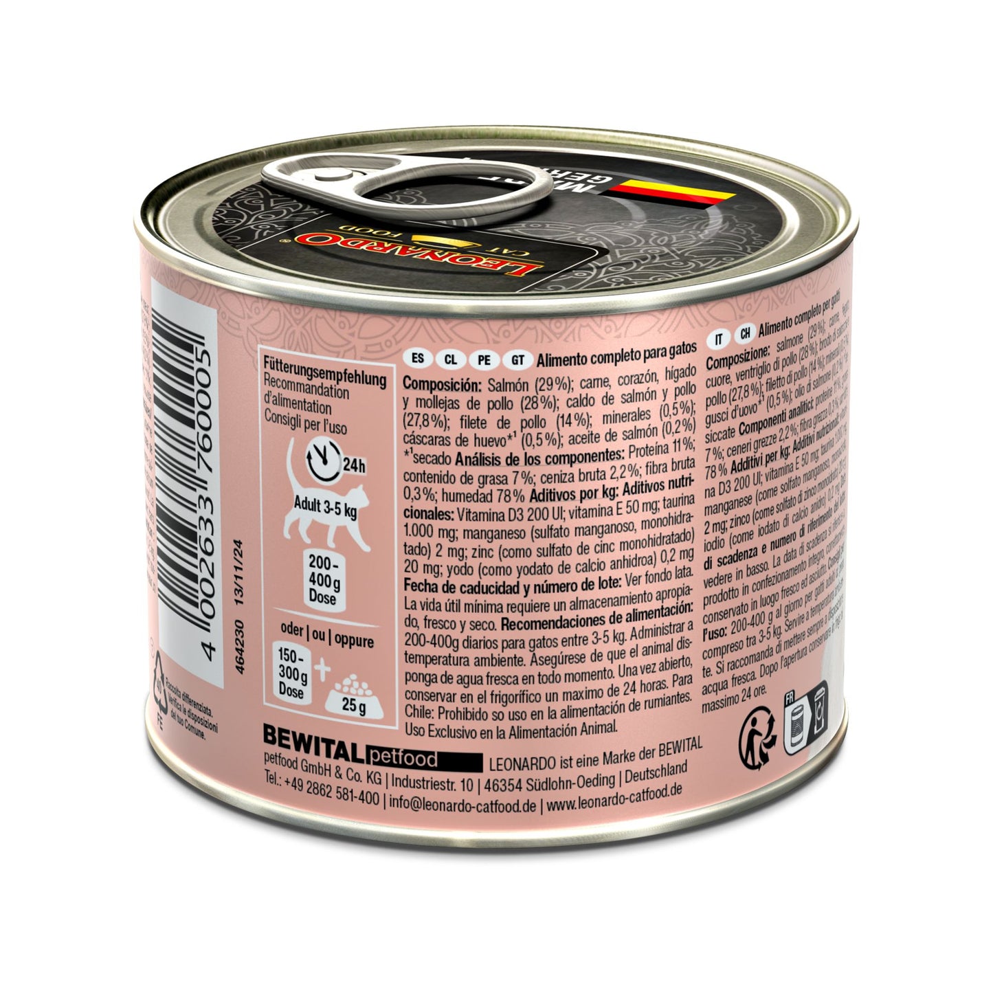 Leonardo - Salmón + Extra Filete de Pollo 200g