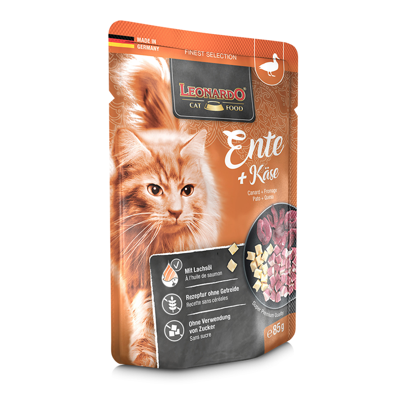 Leonardo Cat Food - Pato con Queso