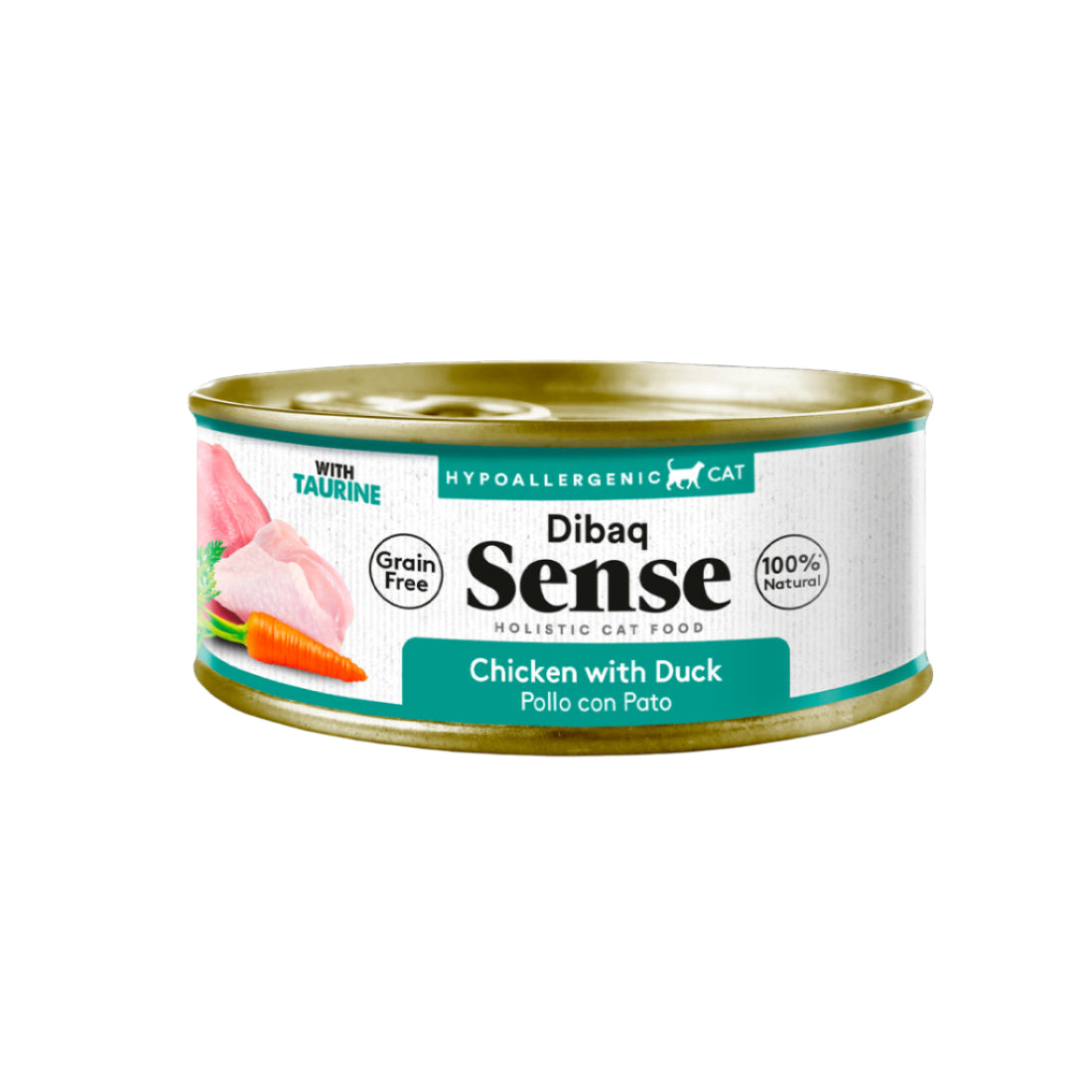 Dibaq Sense - Poulet et canard aux carottes 70 g