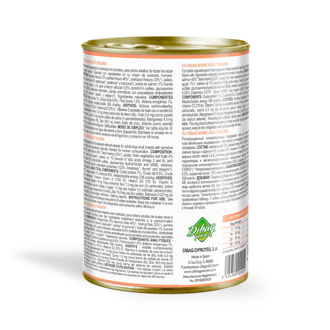 Dibaq Sense - Saumon 380g