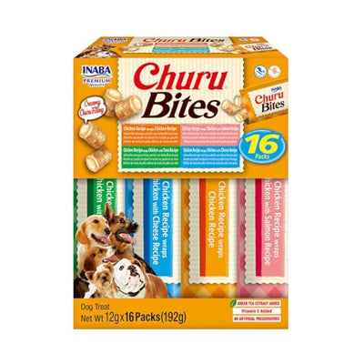 Inaba - Churu Snack Bites Variétés de poulet pour chiens