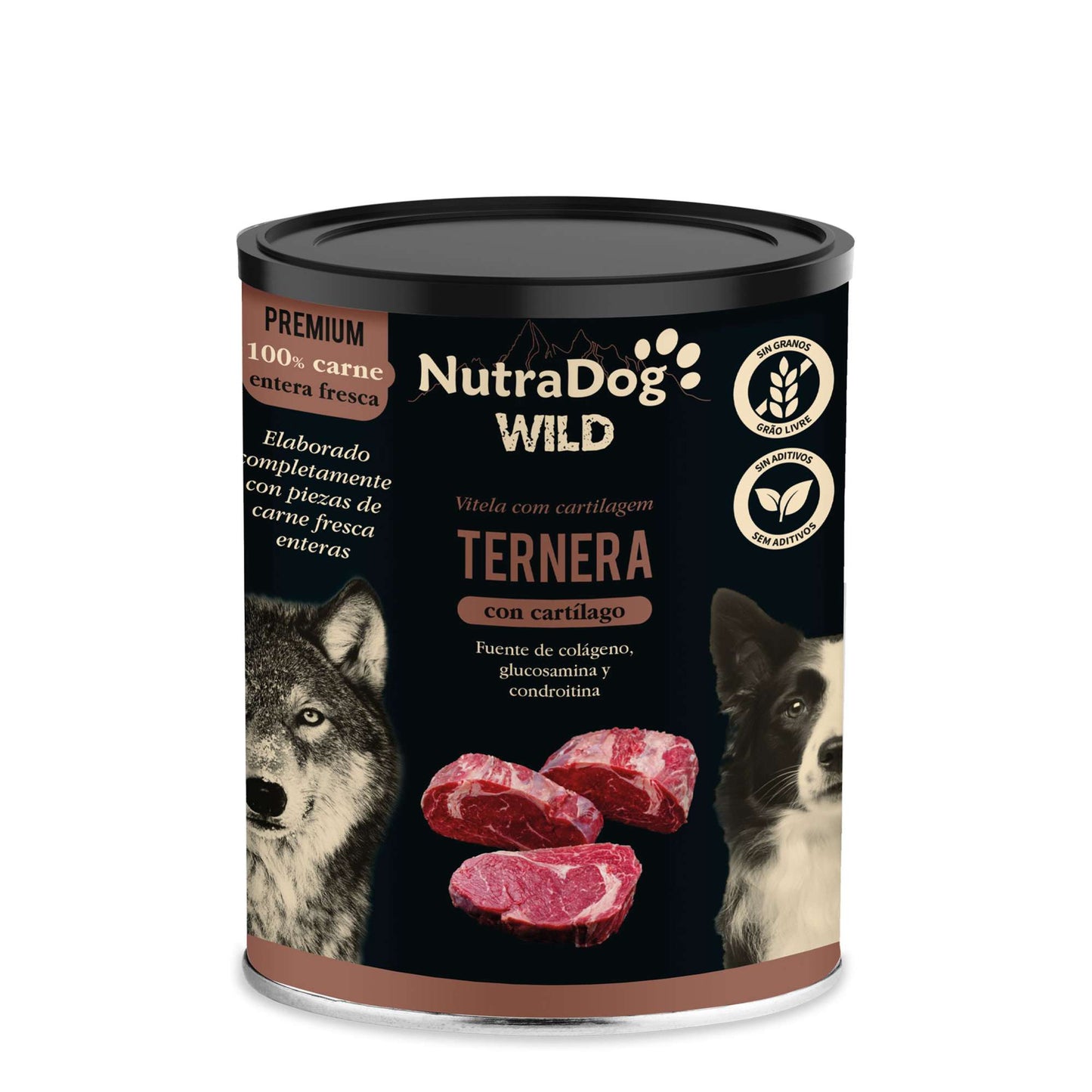 NutraDog Wild Premium - Bœuf avec cartilage 400 g
