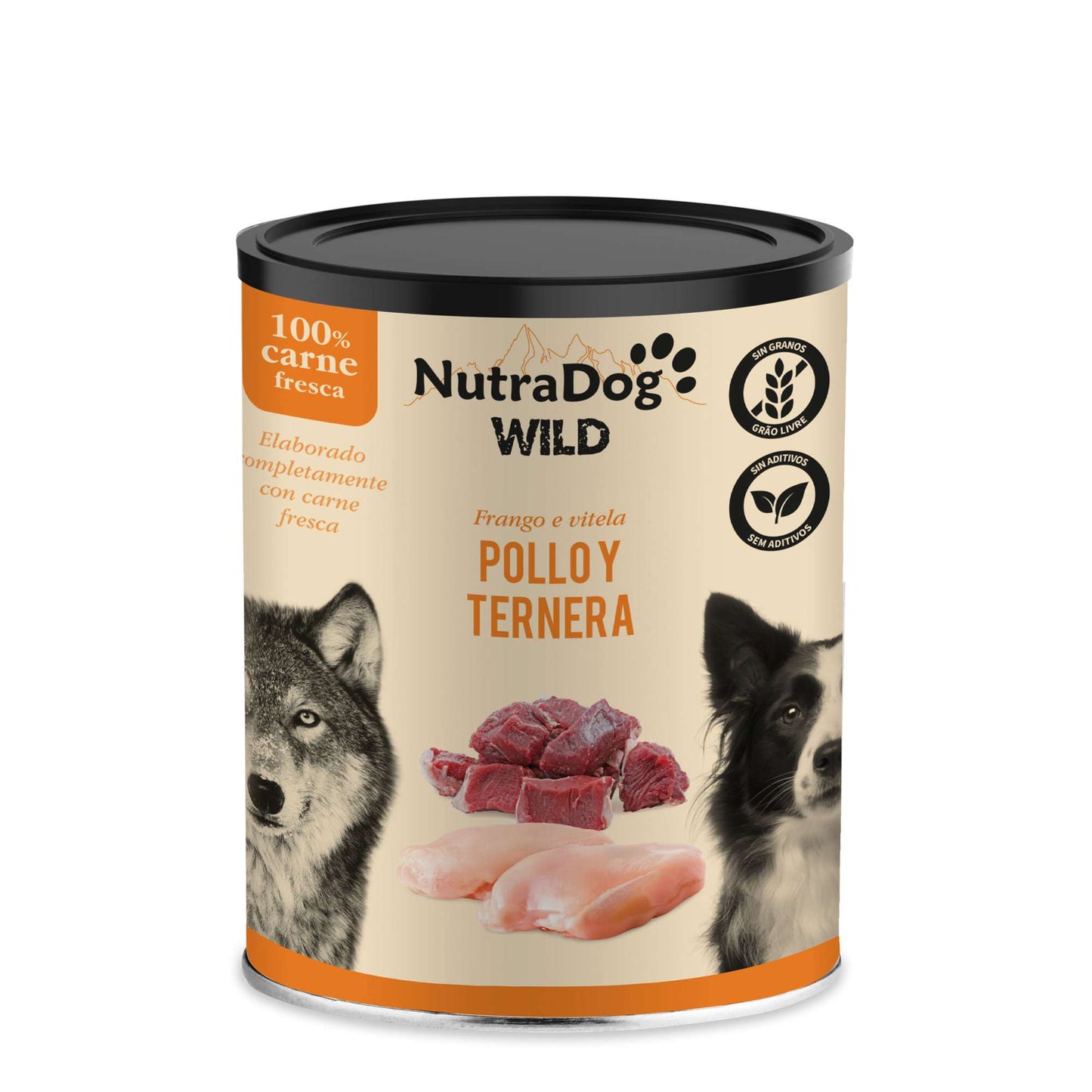 NutraDog Wild - Poulet et Bœuf 400g
