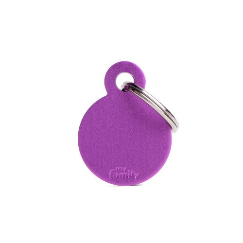 MyFamily - Chapa Basic Círculo Pequeño en Aluminio