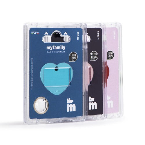 MyFamily - Chapa Basic Corazón Grande en Aluminio