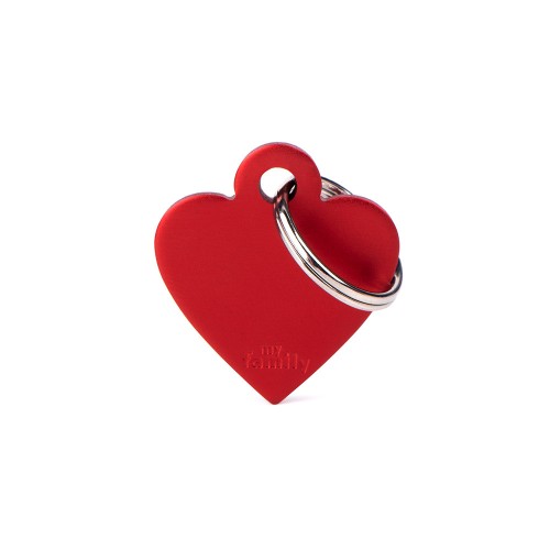 MyFamily - Chapa Basic Basic Corazón Pequeño en Aluminio
