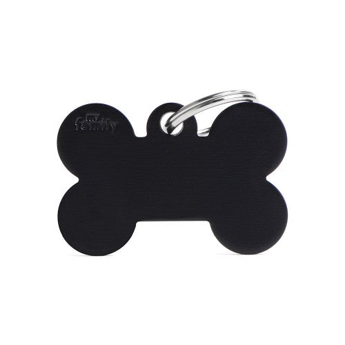 MyFamily - Chapa Basic Hueso Grande en Aluminio