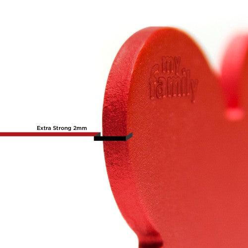 MyFamily - Chapa Basic Hueso Grande en Aluminio