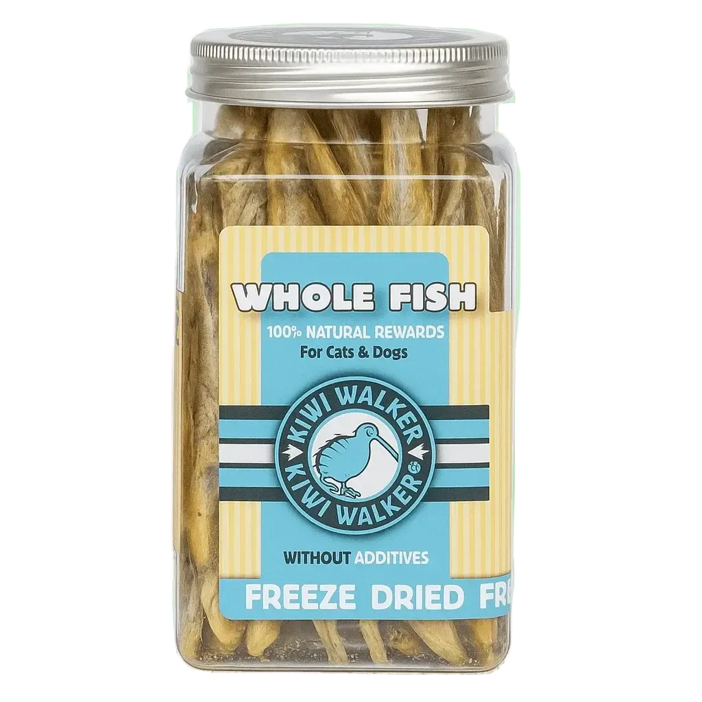 Kiwi Walker - 100% Pescaditos enteros Liofilizados