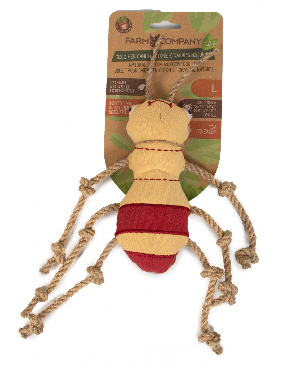 F.Company - Araña de algodón y cáñamo natural