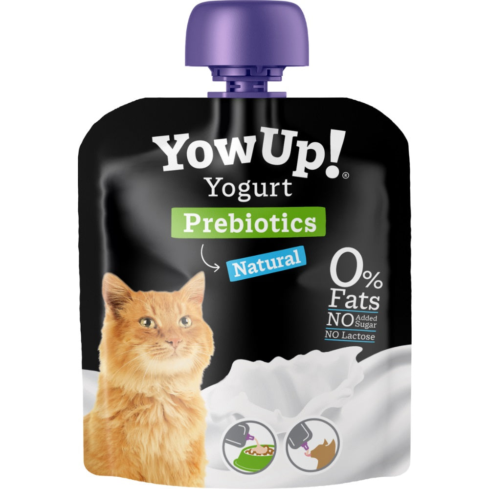 YowUp! - Yaourt nature pour chats avec Prébiotiques et Calcium