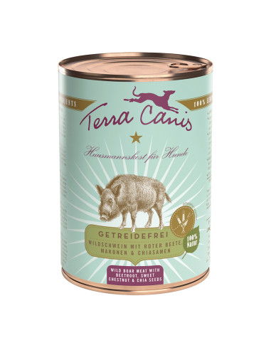 Terra Canis - GRAIN-FREE Sanglier avec betterave, châtaigne et graines de chia
