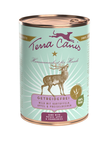 Terra Canis - GRAIN-FREE Chevreuil avec pommes de terre, pommes et canneberges