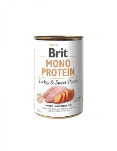 Brit Care - Mono Protein Dinde et patates douces 400g