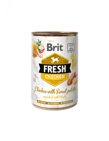 Brit Fresh - Poulet avec patates douces 400g