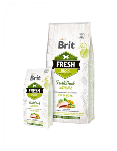 Brit Fresh - Duck with Millet Adult Run & Work