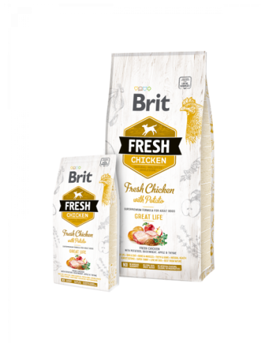 Brit Fresh - Pollo con patata Adulto Great Life