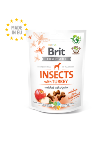 Brit Care Crunchy Cracker - Insectos con Pavo y Manzanas 200g