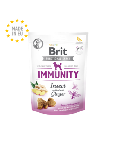 Brit Care Snack Funcional para Perros - IMMUNITY Insect 150g