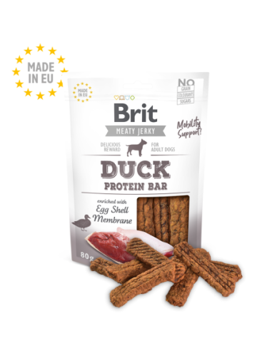 Brit Meat Jerky Snack - Barrita proteica de pato 80g