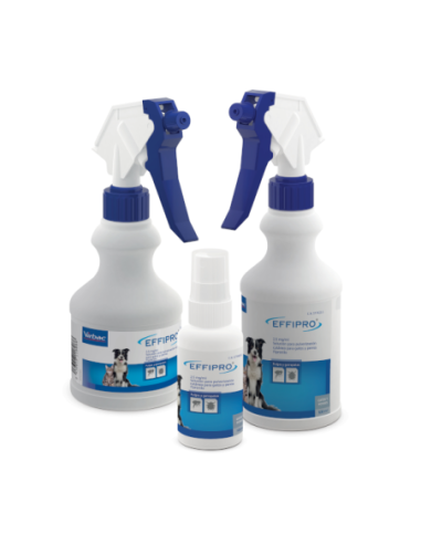 Effipro - Spray antiparasitario para perros y gatos