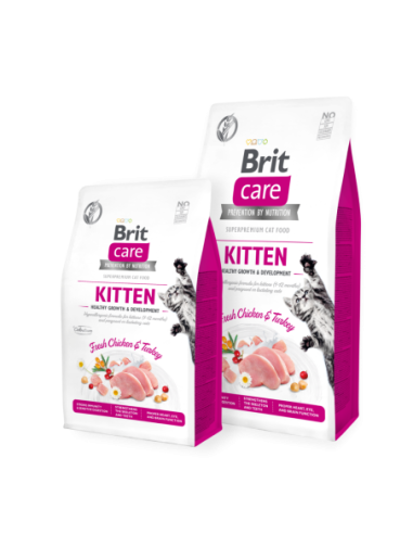 Brit Care - Croissance et développement sains du chaton (poulet et dinde)