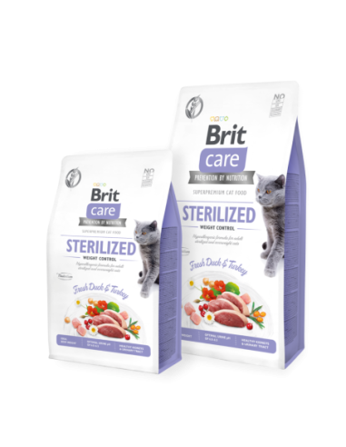 Brit Care - Comida húmeda para gato esterilizado - Atún con