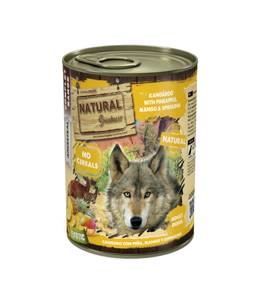 Natural Greatness - Kangaroo with Pineapple, Mango and Spirulina