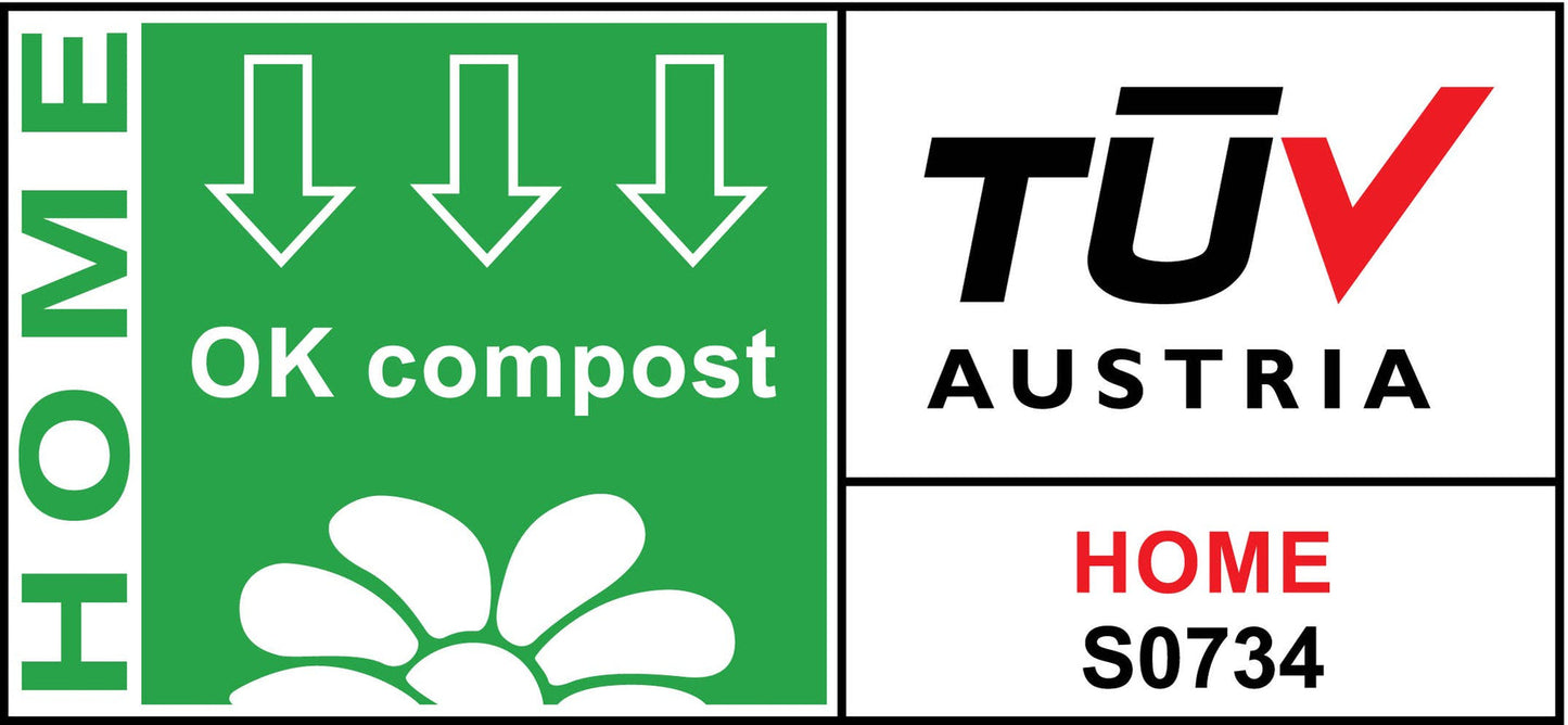Sacs caca compostables TSP – Sans poignées (8 rouleaux/120 sacs)