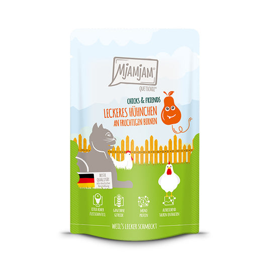 MjAMjAM - Chicks & Friends Pollo con Pera 125g