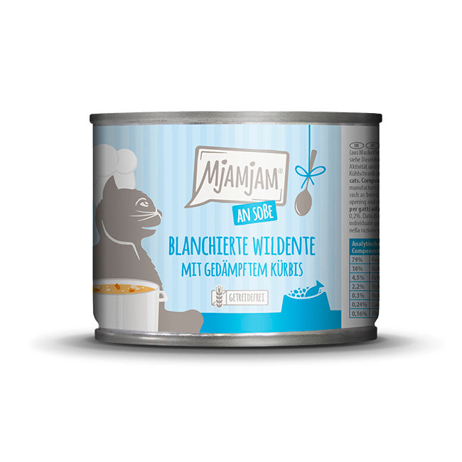 MjAMjAM - Canard sauvage à la citrouille vapeur en sauce 185g