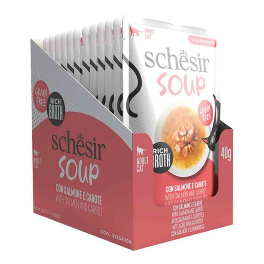 Schesir - Soupe de saumon rose 40 g