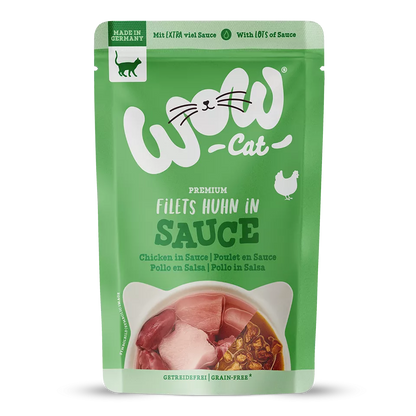 WOW Cat - Pollo en Salsa 85gr