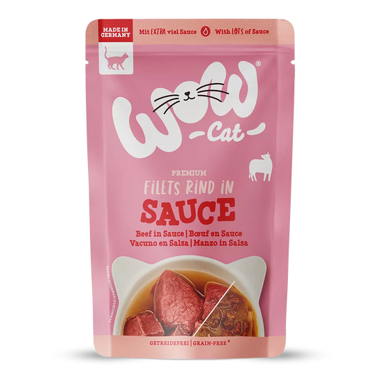 WOW Cat - Vacuno en Salsa 85gr