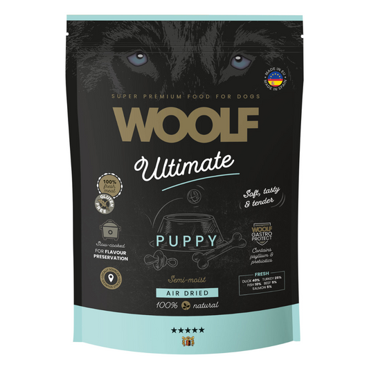 Woolf Ultimate - Pienso Semi-húmedo para Cachorros (Pato y Pavo)