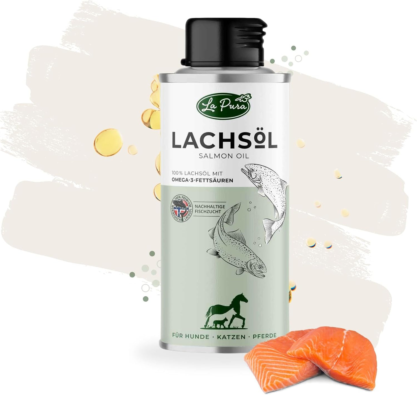 LaPura - Aceite de salmón de Noruega