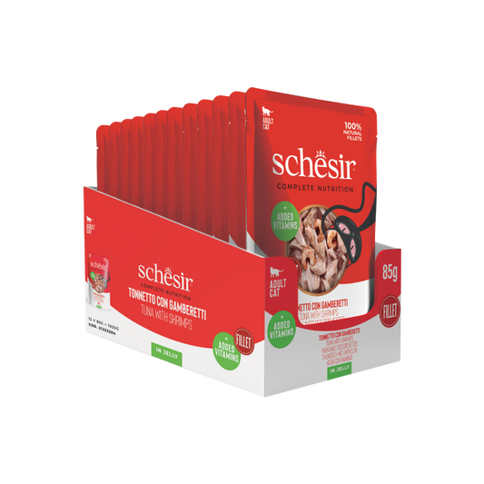 Schesir - Thon aux crevettes en gelée 85 g