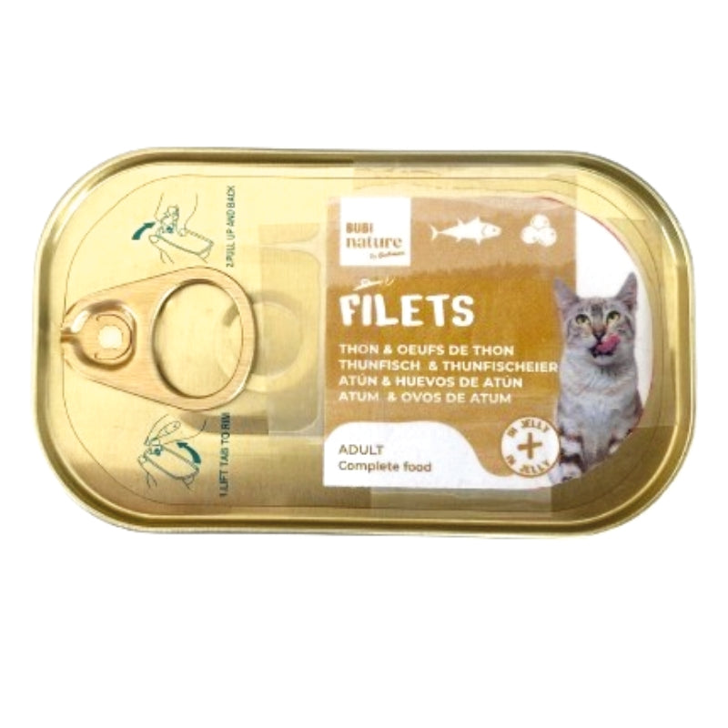 Bubi Nature - Atún y Huevas de Atún en gelatina 85g