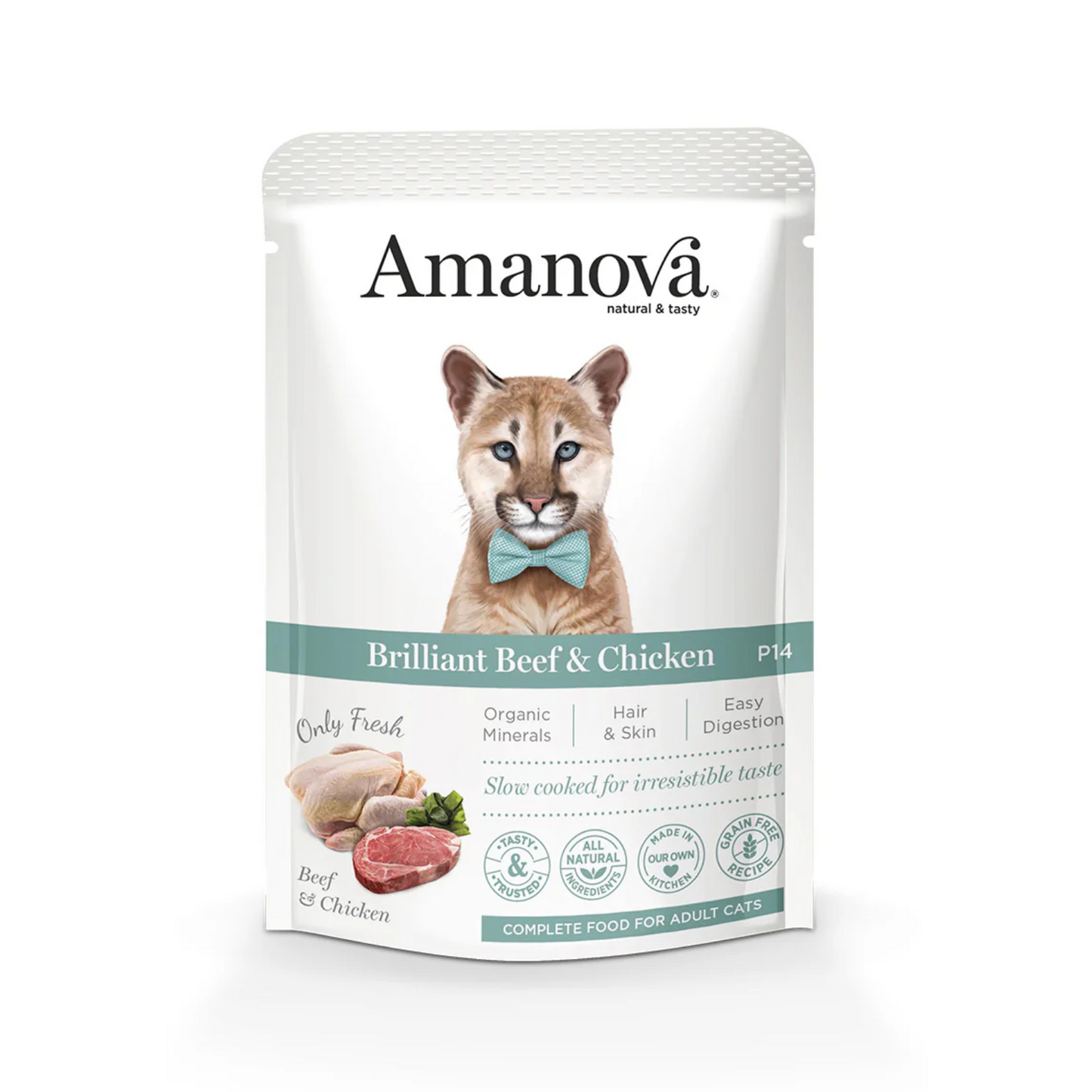 Amanova - Ternera y Pollo 85g