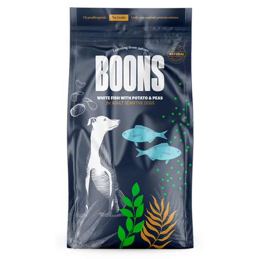 BOONS - Pescado Blanco con patatas y guisantes