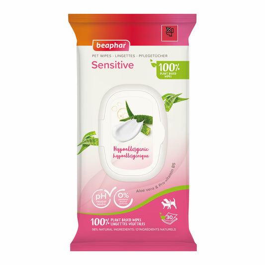 Beaphar Toallitas Húmedas Sensitive 30uds