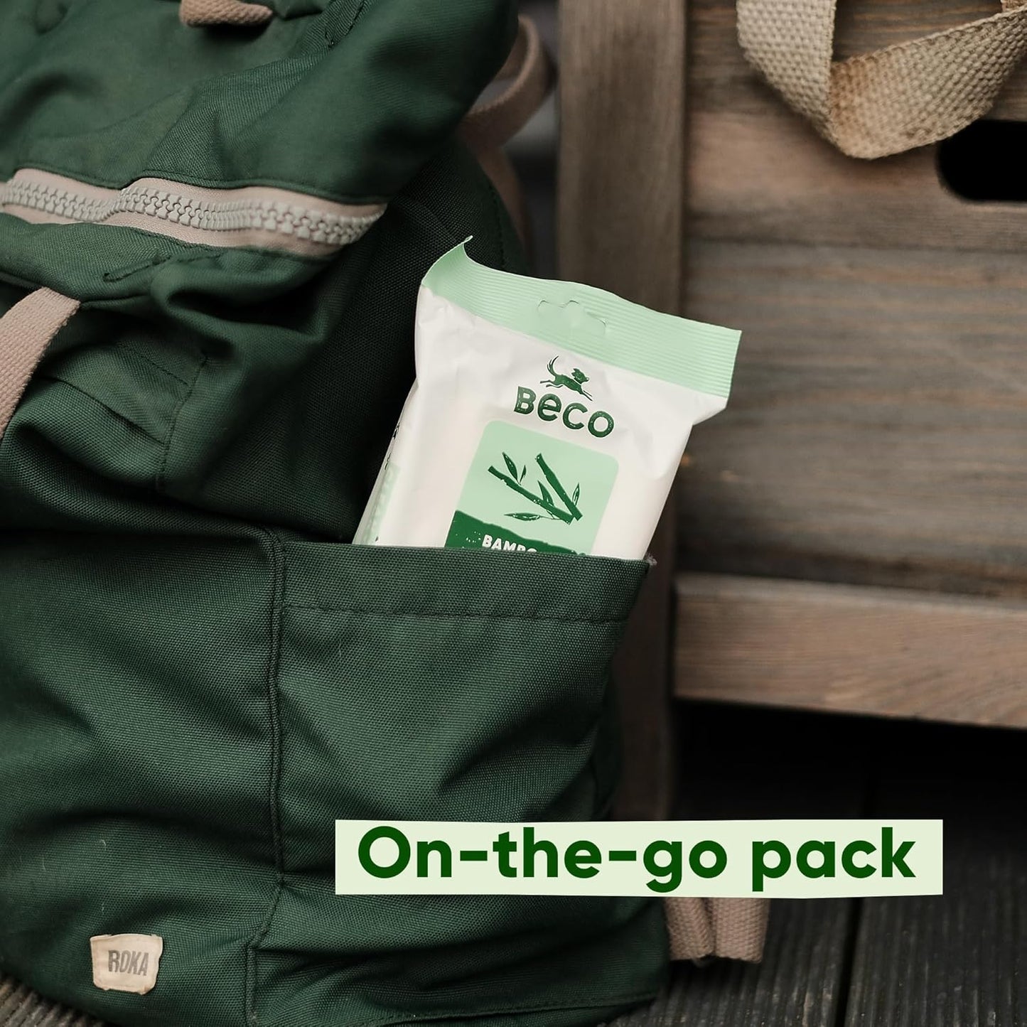 Beco Toallitas húmedas de Bambú Pack de Viaje 20uds